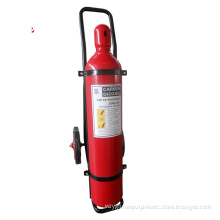 Wheeled 24kg durable gas cartridge CO2 fire extinguishers